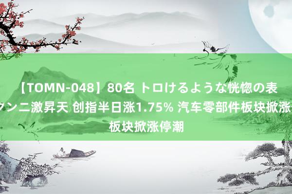 【TOMN-048】80名 トロけるような恍惚の表情 クンニ激昇天 创指半日涨1.75% 汽车零部件板块掀涨停潮