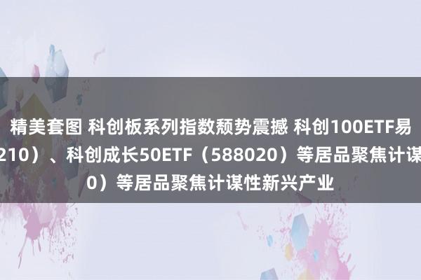 精美套图 科创板系列指数颓势震撼 科创100ETF易方达（588210）、科创成长50ETF（588020）等居品聚焦计谋性新兴产业