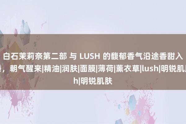 白石茉莉奈第二部 与 LUSH 的馥郁香气沿途香甜入睡，朝气醒来|精油|润肤|面膜|薄荷|薰衣草|lush|明锐肌肤